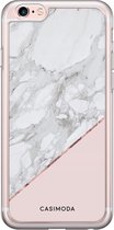 iPhone 6/6s siliconen hoesje - Marmer roze