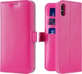 iPhone X/Xs hoesje - Dux Ducis Kado Wallet Case - Roze