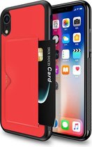 Dux Ducis - iPhone XR hoesje - Pocard Series - Back Cover - Rood