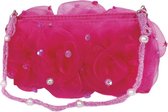 Great Pretenders Rose Puff Handbag Dark Pink