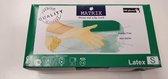 Matrix Latex Handschoenen Wit Ongepoederd Non Sterile Small 100 Stuks - Maat S
