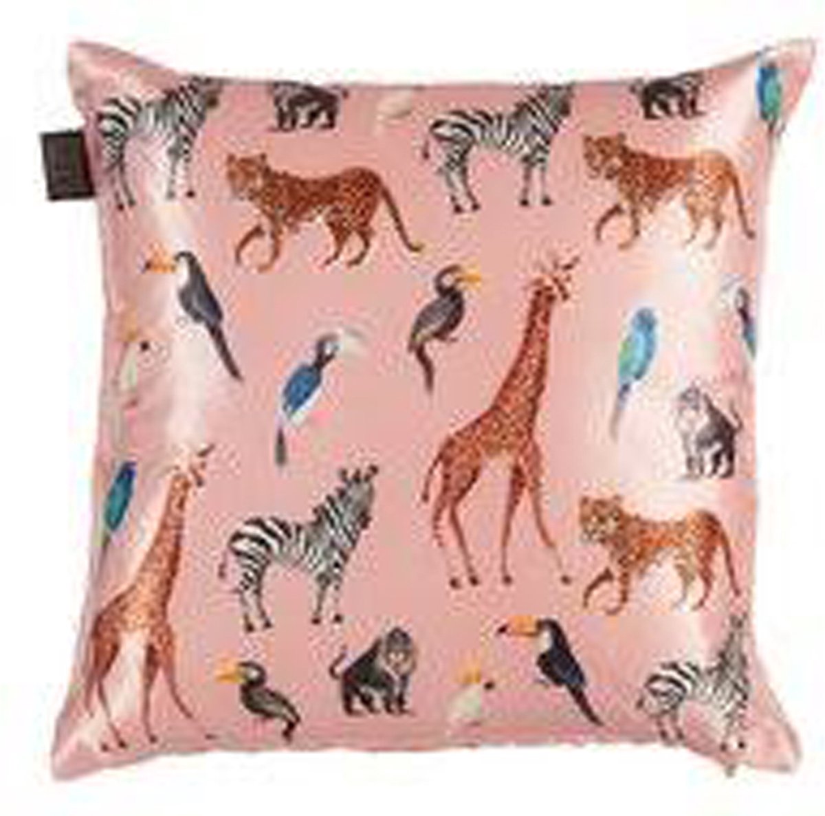 KAAT Amsterdam Wildlife Sierkussen 40x40 cm - Roze
