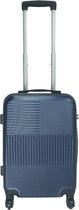 Handbagage koffer 51cm 4 wielen trolley - Blauw