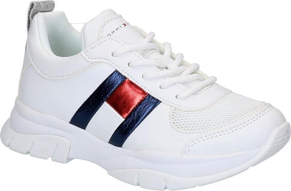 Tommy Hilfiger schoenen Scarpa velcro White/blue bestel je online bij  www.humpy.nl/