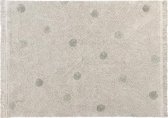 Lorena Canals - Kindervloerkleed - Hippy Dots Natural Olive - 120 x 160 cm