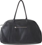 Raw Materials Tas - Weekendtas - Reistas - Eco Leer - Denim binnenvoering - Zwart