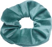 Dielay - Scrunchie Velvet - Haarelastiek Fluweel - Petrol