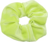 Scrunchie Velvet - Haarelastiek Fluweel - Geel