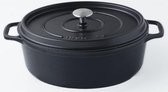 INVICTA Ovale braadpan - � 31 cm - Zwart - Alle warmtebronnen inclusief inductie