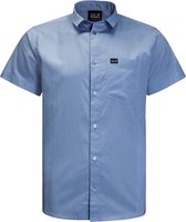 Jack Wolfskin Nata River Shirt Men - Heren  - Blouse - Blauw
