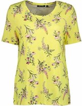 Blue Seven dames shirt geel bloem - maat 42