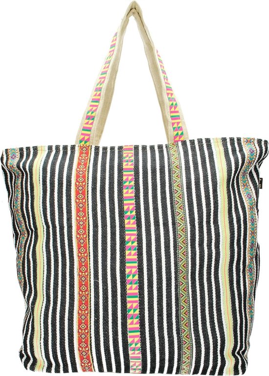PE Florence Grote Canvas Strandtas Shopper Ibiza Beach Bag | bol.com