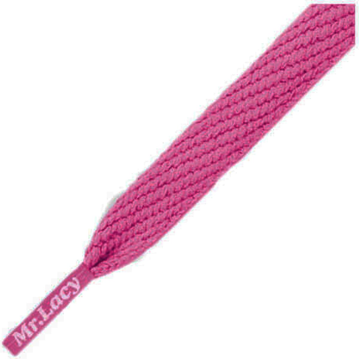 Mr. Lacy - schoenveters - Flatties Plat - Lipstick Pink - veterlengte 130 cm