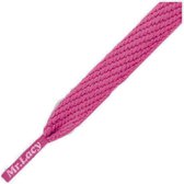 Mr. Lacy - schoenveters - Flatties Plat - Lipstick Pink - veterlengte 130 cm