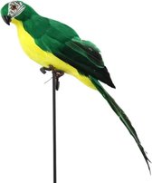 WiseGoods - Luxe Papegaai Ornament - Tuin Vogel Decoratie - Parrot Simulation - Beeldje - Tuin Decoratie
