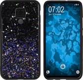 BackCover Spark Glitter TPU + PC voor Huawei Mate 30 Lite Blauw