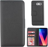 Wallet Case PU voor LG V30 in Zwart