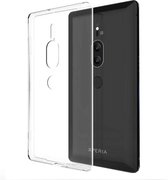 Hoesje CoolSkin3T TPU Case voor de Sony Xperia XZ2 Premium Transparant Wit