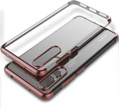 Hoesje Backcover Clear voor Huawei P20 Pro Rosé Goud