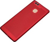 Hoes Mesh Holes voor Huawei P10 Lite Rood