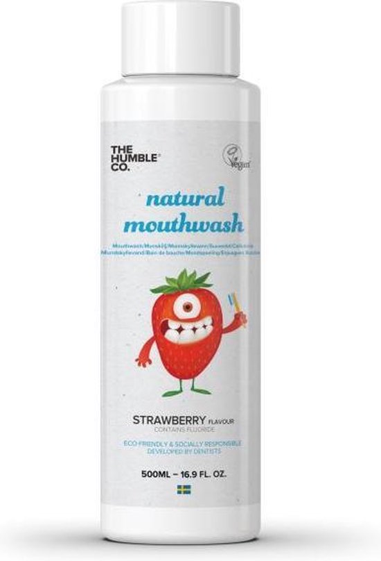 Mondwater Strawberry (voor kinderen) Strawberry - | bol.com
