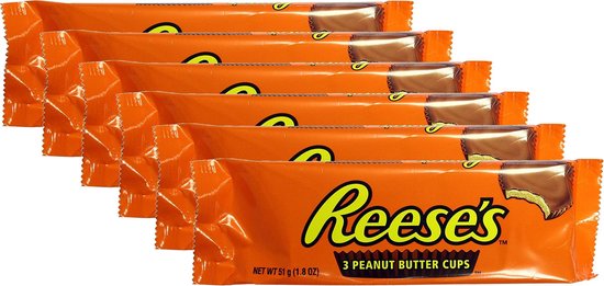 Reese's 3 Peanut Butter Cups (6 stuks)