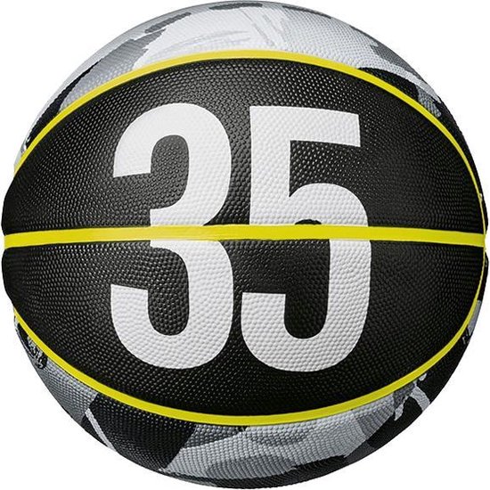 Nike Basketbal KD Playground 8P - grijs, zwart, geel - maat 7 | bol.com