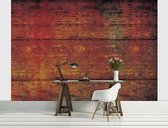Abstract Painted Wood Texture Photo Wallcovering