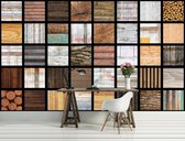 Wood Planks Texture Photo Wallcovering