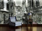 City Venice Canal Bridge Art Photo Wallcovering