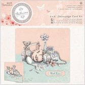 Docrafts: Bellisima 6 x 6 Decoupage Card Kit