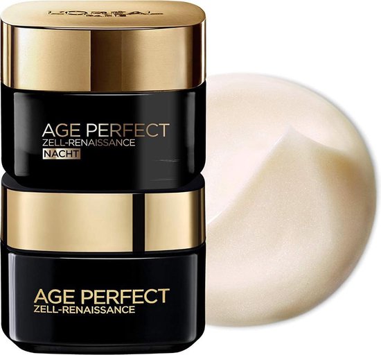 L'Oréal Paris Age Perfect Cell Renaissance - Dag en Nacht creme anti-rimpel  DUO pack | bol.com