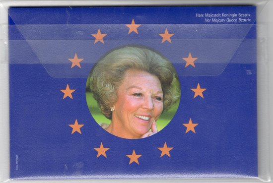 Thumbnail van een extra afbeelding van het spel Nederland Jaarset Munten 2002 FDC - Euro Introductie