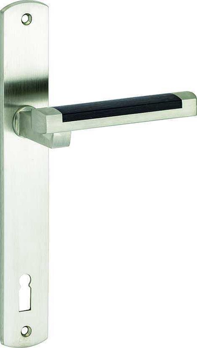 Deurkruk op schild Dual BB 110 mat nikkel ongelakt