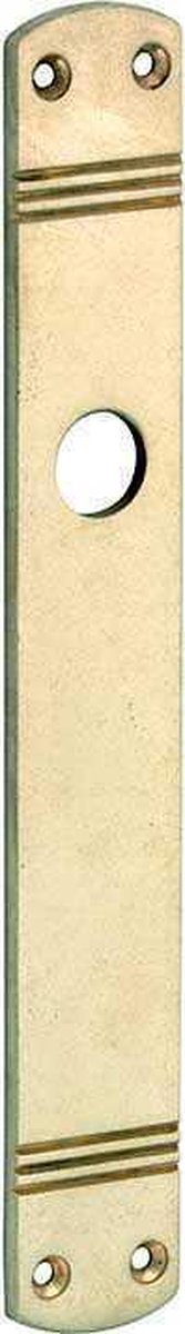Langschild paar Art-Deco blind messing antiek