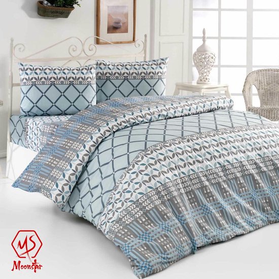 Moonstar Tweepersoons Dekbedovertrek 220x200 cm + 2x 60x70 cm