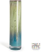 Design vaas Cilinder - Fidrio OCEANA - glas, mondgeblazen - diameter 13 cm hoogte 53 cm