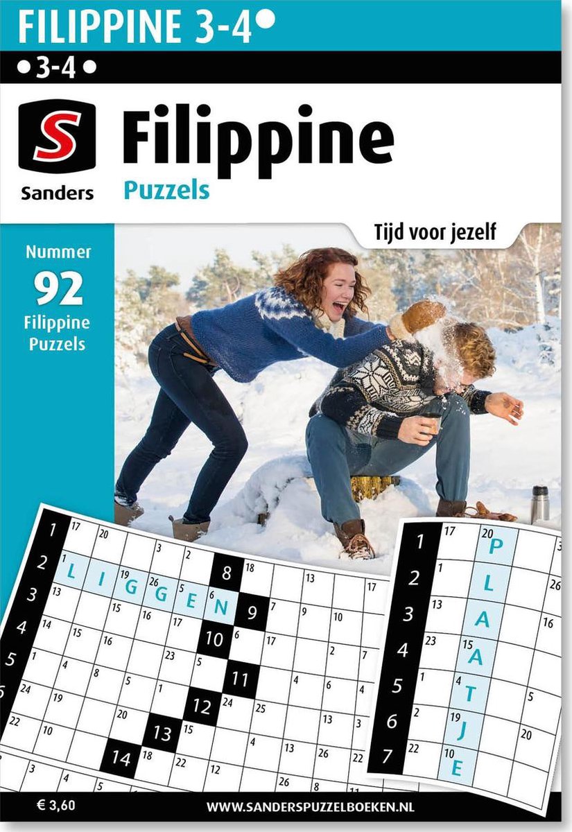 Bowling Verklaring Leidingen Sanders Filippine Puzzels, niveau 3-4, nummer 92 (&Filippine Puzzelboek nr  68) | bol.com