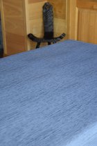 Jacquard Geweven Gecoat Luxe Tafellaken - Tafelzeil - Tafelkleed – Uni Taupe - Grijs - Rechthoekig - 140 cm x 220 cm
