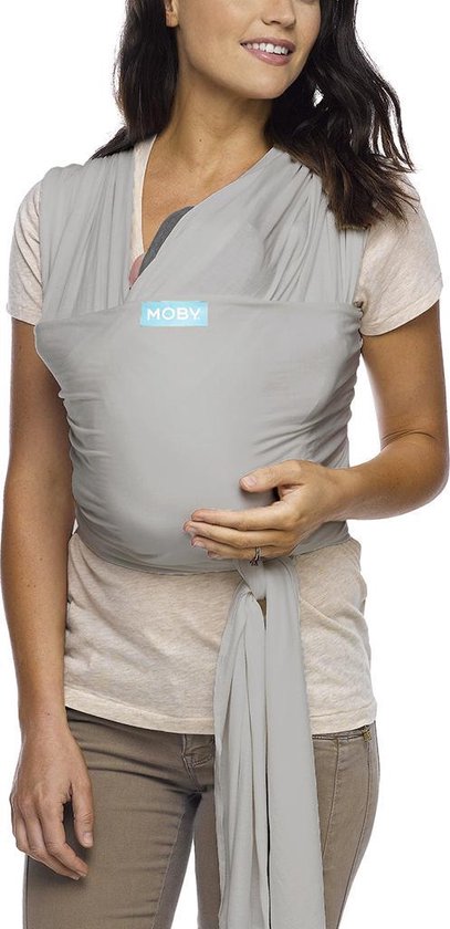 Bol Com Moby Classic Rekbare Draagdoek Stone Grey Grijs