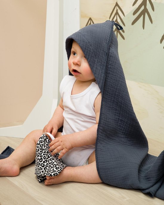 Beschaven regeling Staat Cottonbaby badcape XL marine Cottonsoft | bol.com