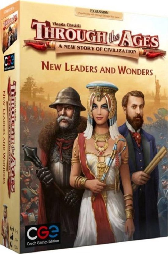 Boek: Through the Ages New Leaders and Wonders ( engelstalige uitbreiding), geschreven door Czech Games Edition