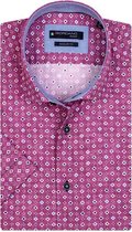 Giordano Korte mouw Overhemd - 106837RF Rose (Maat: M)