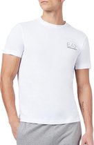 EA7 T-shirt - Mannen - wit,zliver,zwart