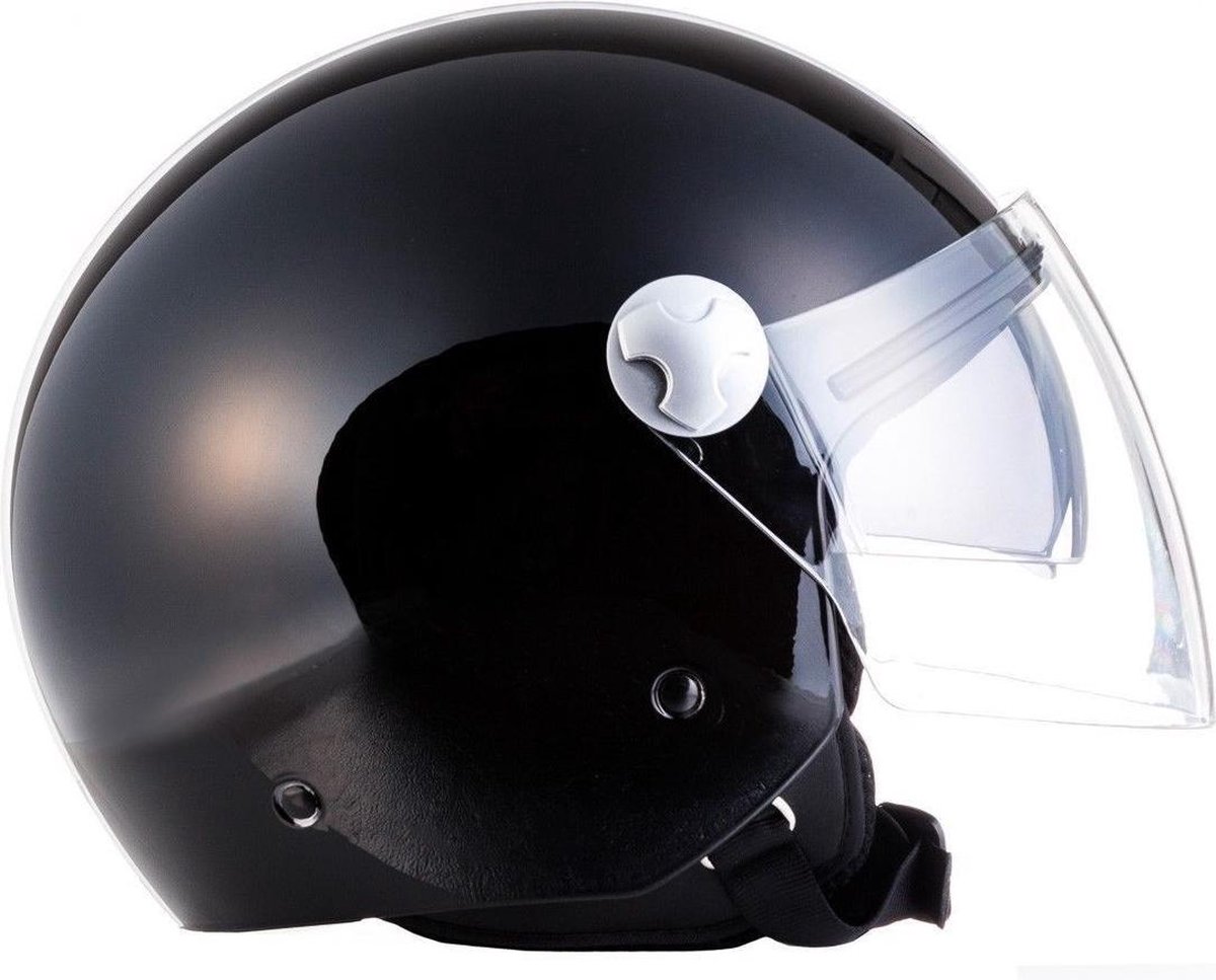 ARMOR AV64 open jethelm Vespa scooter helm motorhelm, piloten helicopter helm XXL 63...