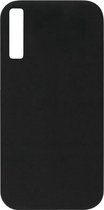 ADEL Siliconen Back Cover Softcase Hoesje Geschikt voor Samsung Galaxy A7 (2018) - Zwart
