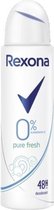 6x Rexona Deospray Women – Pure Fresh 0% Aluminium