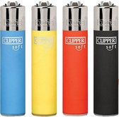 Clipper™ Soft touch colorful lighters (4pcs/Set)