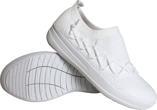 Fitflop Corsetted Slip-On sneakers dames wit | bol.com