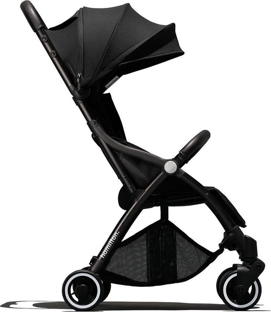 Hamilton by Yoop One Prime X1 Buggy – Premium Stroller met MagicFold Technologie – Zwart – Lichte en Wendbare Kinderwagen met Extra Features